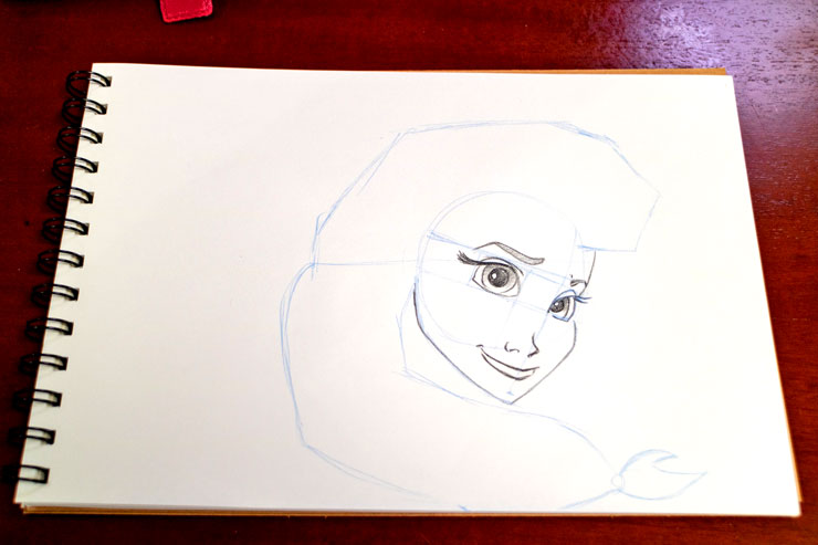 How To Drawでエルサを描いてみた