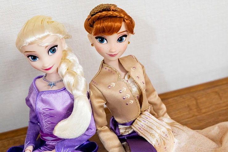 クリスマスプレゼントにアナと雪の女王2の人形セット ディズニーリアル