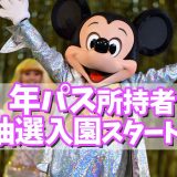 【ディズニー年パス者限定入園枠】詳細発表！分かりやすくまとめてみました！
