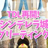 TDL再開！ミッキ―＆フレンズのシンデレラ城グリーティング