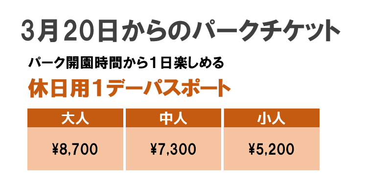 ディズニーチケット 3月２０日より変動価格制のチケット導入 アーリーエントリーチケット販売は延期 ディズニーリアル